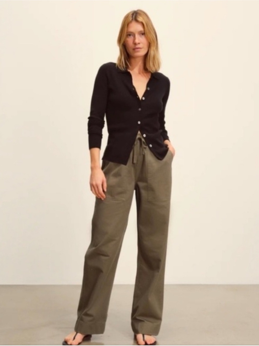 Buck Mason | Herringbone Twill Utility Pull-On Pant